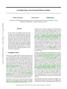 Learning Linear Non-Gaussian Polytree Models