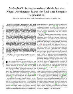 Surrogate-assisted Multi-objective Neural Architecture Search for
  Real-time Semantic Segmentation
