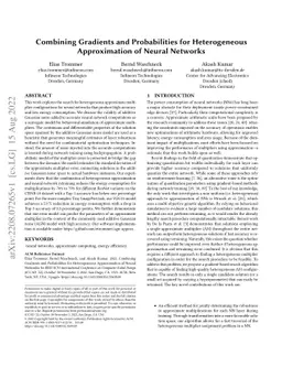 Combining Gradients and Probabilities for Heterogeneous Approximation of
  Neural Networks