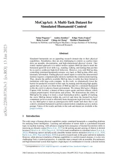 MoCapAct: A Multi-Task Dataset for Simulated Humanoid Control