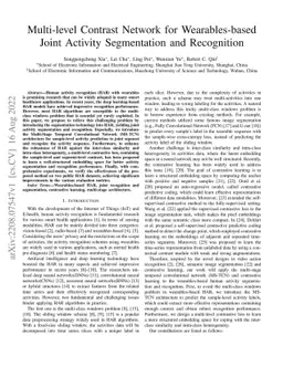 Multi-level Contrast Network for Wearables-based Joint Activity
  Segmentation and Recognition