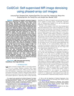 Self-supervised training of deep denoisers in multi-coil MRI considering noise correlations