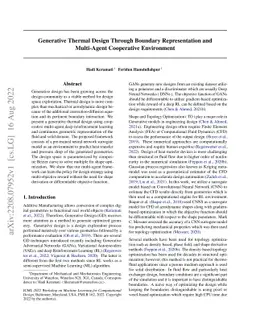 Generative Thermal Design Through Boundary Representation and
  Multi-Agent Cooperative Environment