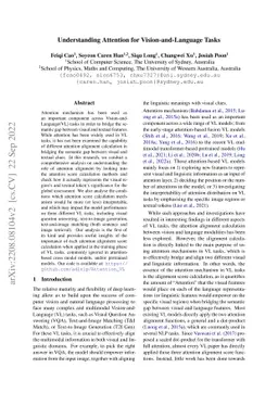 Understanding Attention for Vision-and-Language Tasks