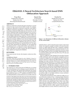 ObfuNAS: A Neural Architecture Search-based DNN Obfuscation Approach