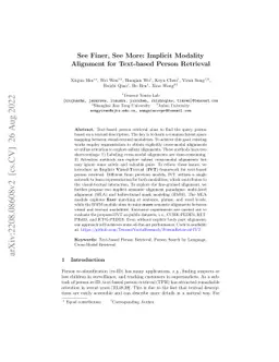 See Finer, See More: Implicit Modality Alignment for Text-based Person
  Retrieval