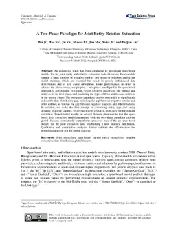 A Two-Phase Paradigm for Joint Entity-Relation Extraction