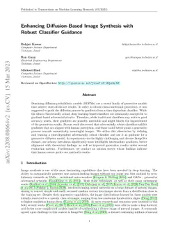 Enhancing Diffusion-Based Image Synthesis with Robust Classifier
  Guidance
