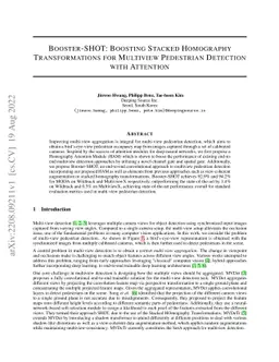 Booster-SHOT: Boosting Stacked Homography Transformations for Multiview
  Pedestrian Detection with Attention