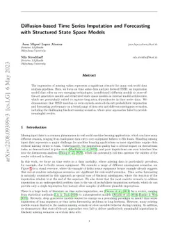 Diffusion-based Time Series Imputation and Forecasting with Structured
  State Space Models