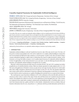 Causality-Inspired Taxonomy for Explainable Artificial Intelligence