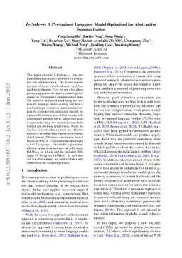 Z-Code++: A Pre-trained Language Model Optimized for Abstractive
  Summarization