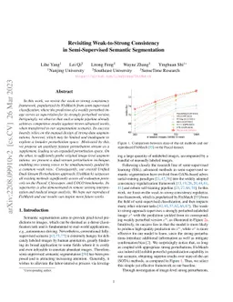 Revisiting Weak-to-Strong Consistency in Semi-Supervised Semantic
  Segmentation