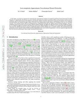 Low-complexity Approximate Convolutional Neural Networks