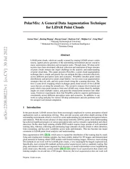 PolarMix: A General Data Augmentation Technique for LiDAR Point Clouds