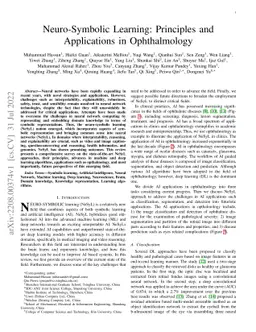 Neuro-Symbolic Learning: Principles and Applications in Ophthalmology
