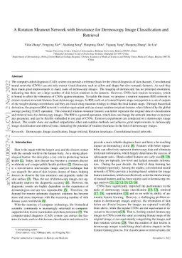 A Rotation Meanout Network with Invariance for Dermoscopy Image
  Classification and Retrieval