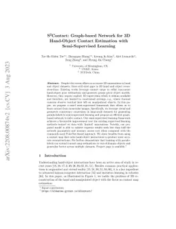 S$^2$Contact: Graph-based Network for 3D Hand-Object Contact Estimation
  with Semi-Supervised Learning