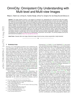 OmniCity: Omnipotent City Understanding with Multi-level and Multi-view
  Images