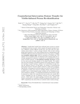 Counterfactual Intervention Feature Transfer for Visible-Infrared Person
  Re-identification