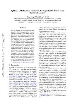 PyABSA: A Modularized Framework for Reproducible Aspect-based Sentiment
  Analysis