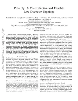 PolarFly: A Cost-Effective and Flexible Low-Diameter Topology