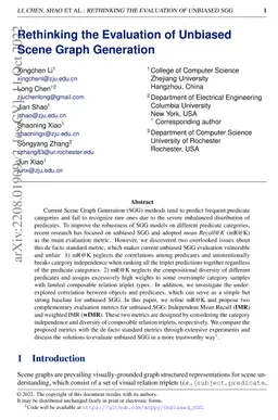 Rethinking the Evaluation of Unbiased Scene Graph Generation