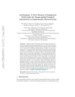 AutoLaparo: A New Dataset of Integrated Multi-tasks for Image-guided
  Surgical Automation in Laparoscopic Hysterectomy