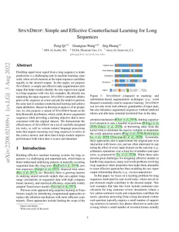 SpanDrop: Simple and Effective Counterfactual Learning for Long
  Sequences