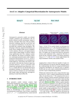 AdaCat: Adaptive Categorical Discretization for Autoregressive Models