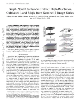 Graph Neural Networks Extract High-Resolution Cultivated Land Maps from
  Sentinel-2 Image Series