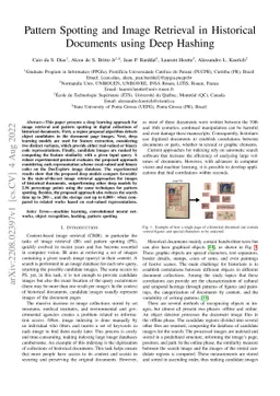 Pattern Spotting and Image Retrieval in Historical Documents using Deep
  Hashing