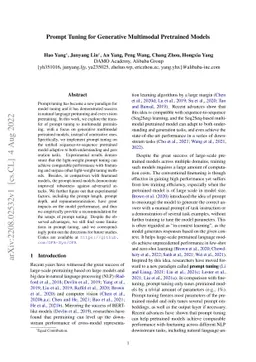 Prompt Tuning for Generative Multimodal Pretrained Models