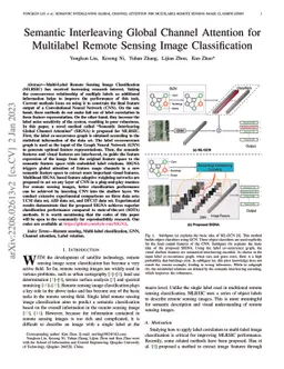 Semantic Interleaving Global Channel Attention for Multilabel Remote
  Sensing Image Classification
