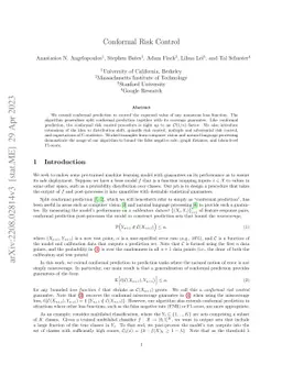 Conformal Risk Control