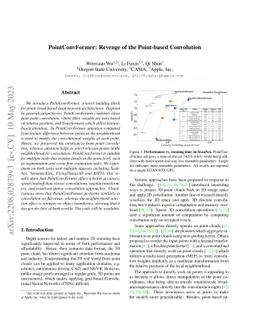 PointConvFormer: Revenge of the Point-based Convolution