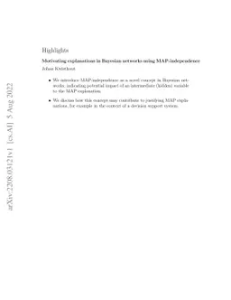 Motivating explanations in Bayesian networks using MAP-independence