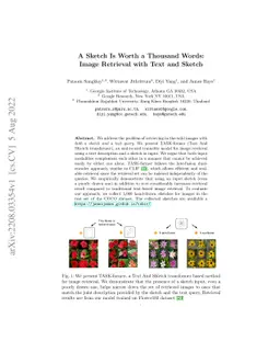 A Sketch Is Worth a Thousand Words: Image Retrieval with Text and Sketch