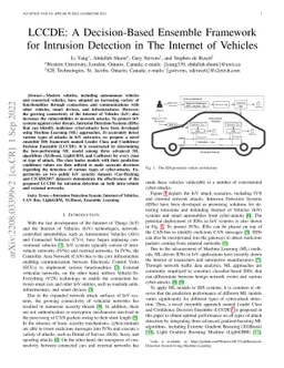 LCCDE: A Decision-Based Ensemble Framework for Intrusion Detection in
  The Internet of Vehicles