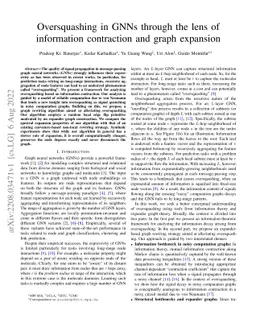 Oversquashing in GNNs through the lens of information contraction and
  graph expansion