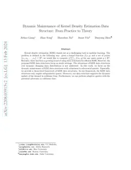 Dynamic Maintenance of Kernel Density Estimation Data Structure: From
  Practice to Theory