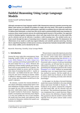 Faithful Reasoning Using Large Language Models