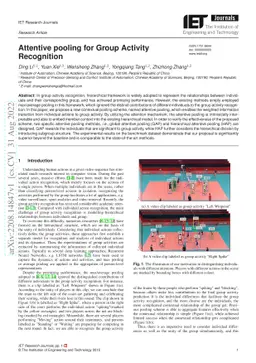 Attentive pooling for Group Activity Recognition