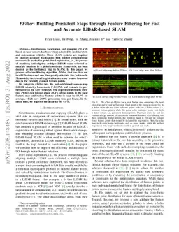 PFilter: Building Persistent Maps through Feature Filtering for Fast and
  Accurate LiDAR-based SLAM