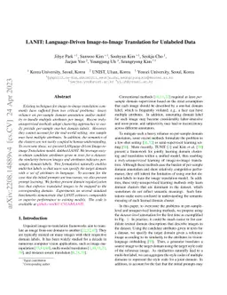 LANIT: Language-Driven Image-to-Image Translation for Unlabeled Data