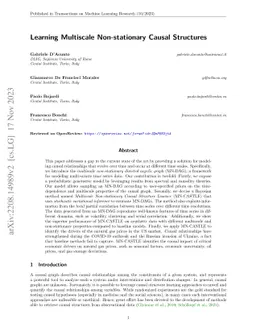 Learning Multiscale Non-stationary Causal Structures