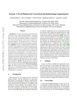 Lirot.ai: A Novel Platform for Crowd-Sourcing Retinal Image
  Segmentations