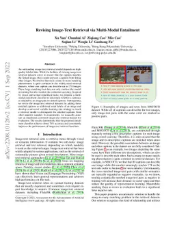 Revising Image-Text Retrieval via Multi-Modal Entailment