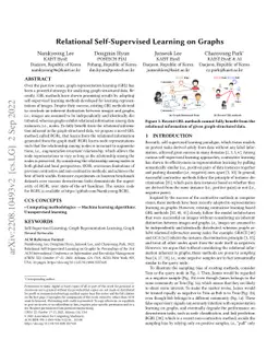 Relational Self-Supervised Learning on Graphs