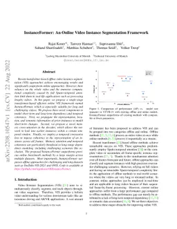 InstanceFormer: An Online Video Instance Segmentation Framework